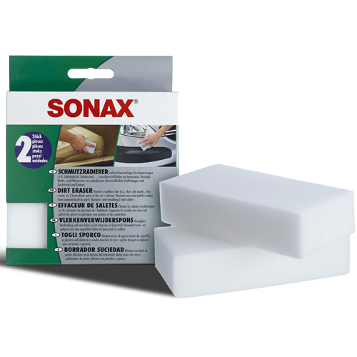 Губка для очистки пластика Sonax