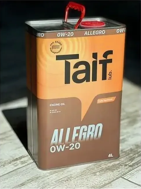 TAIF Allegro 0w20 SP/GF-6A синт (PAO) (4л) масло мотор.